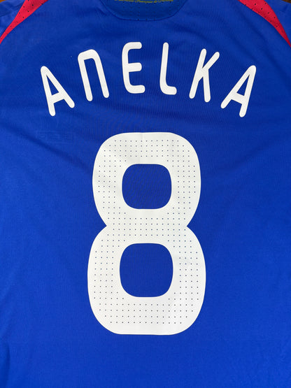 France 2008 Home Adidas Football Shirt Large Anelka 8
