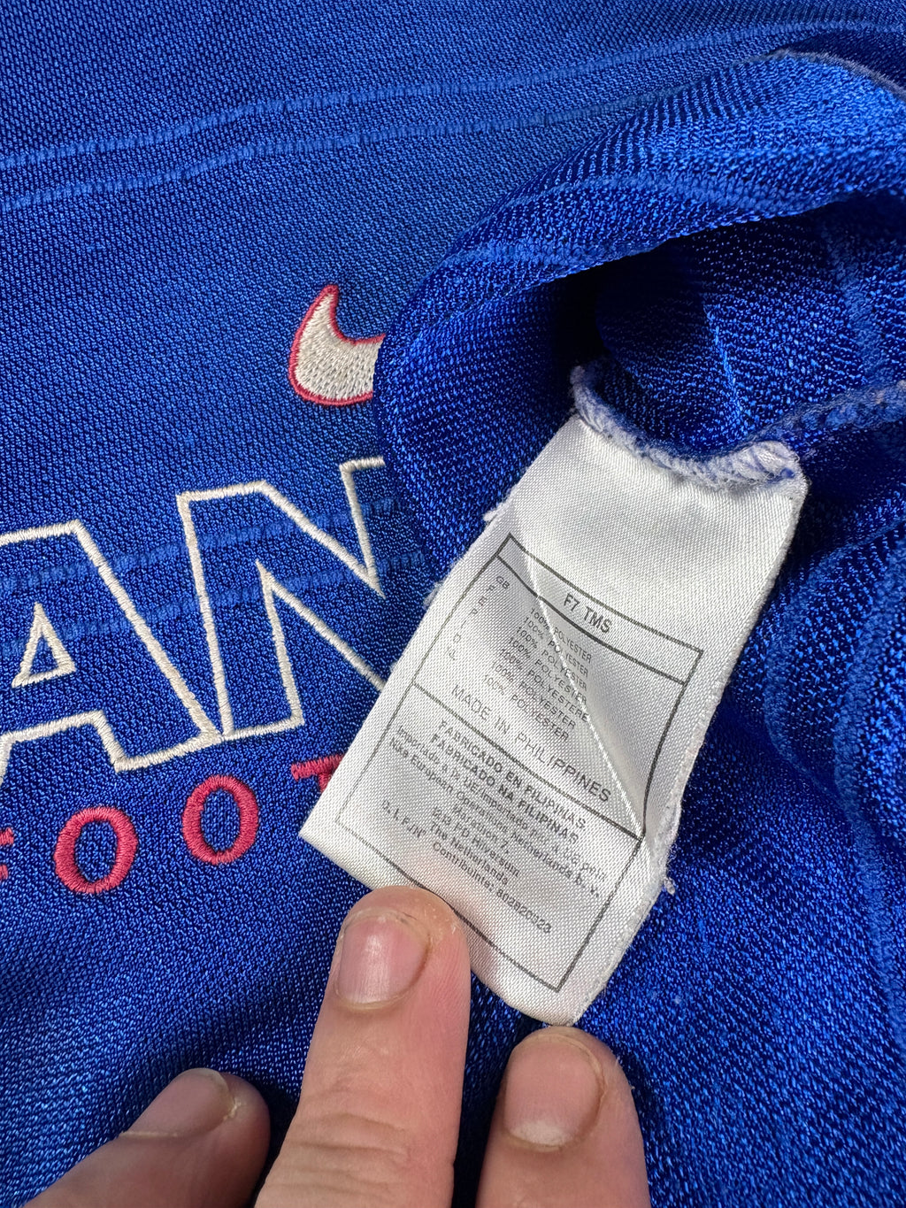 Rangers 90's Training Nike Football Shirt Large
