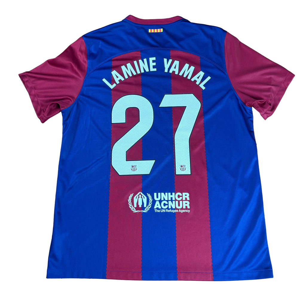 Barcelona 2023/24 Home Nike Football Shirt Extra Large Yamal 27