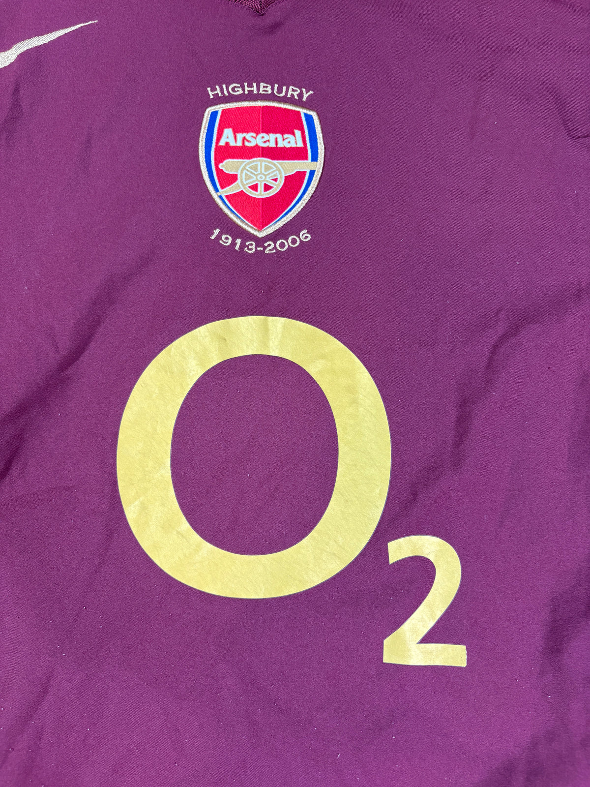 Arsenal 2005/06 Home Nike Football Shirt Small Henry 14