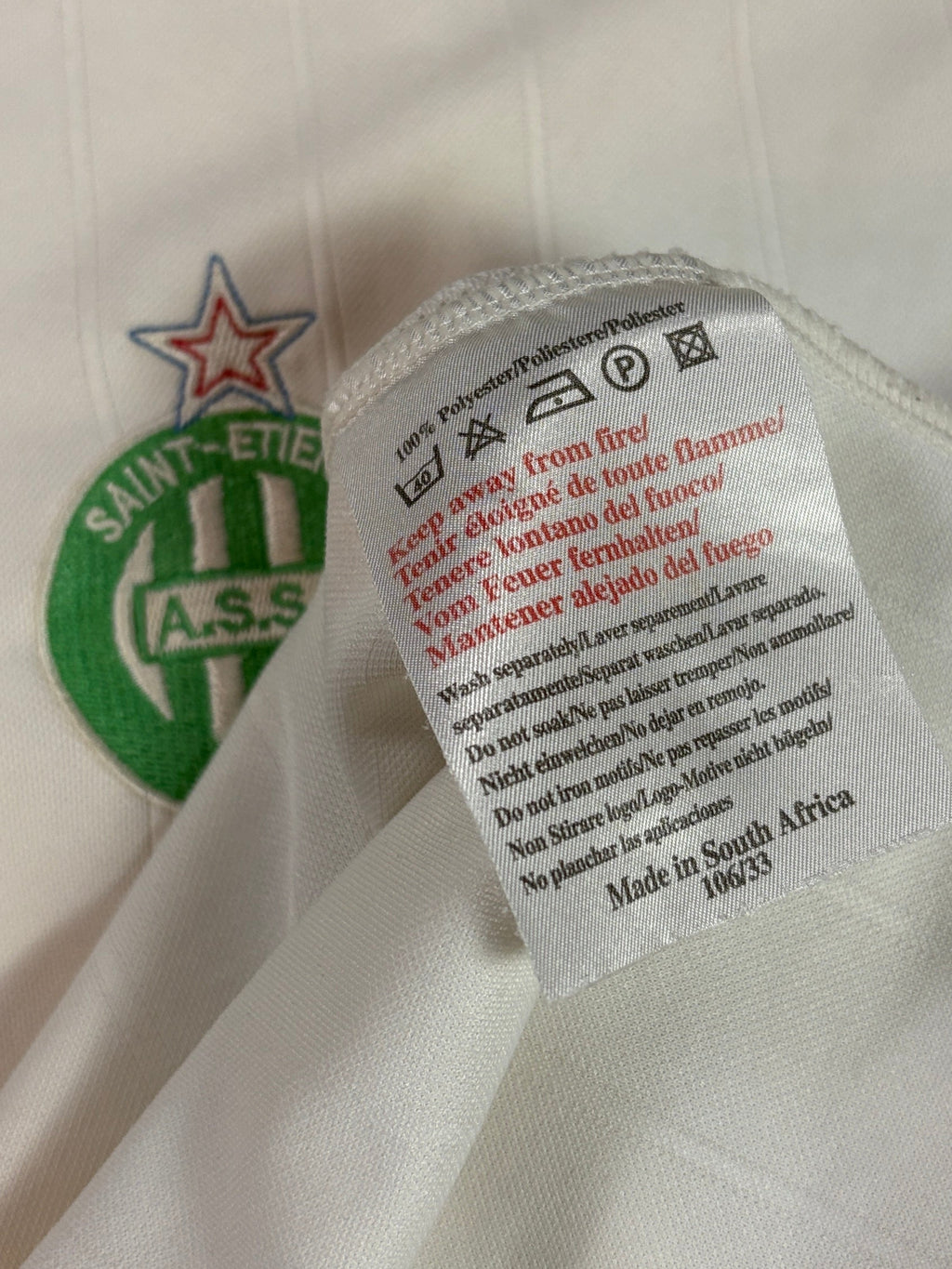 St Etienne 2000/01 Away Umbro Football Shirt Large