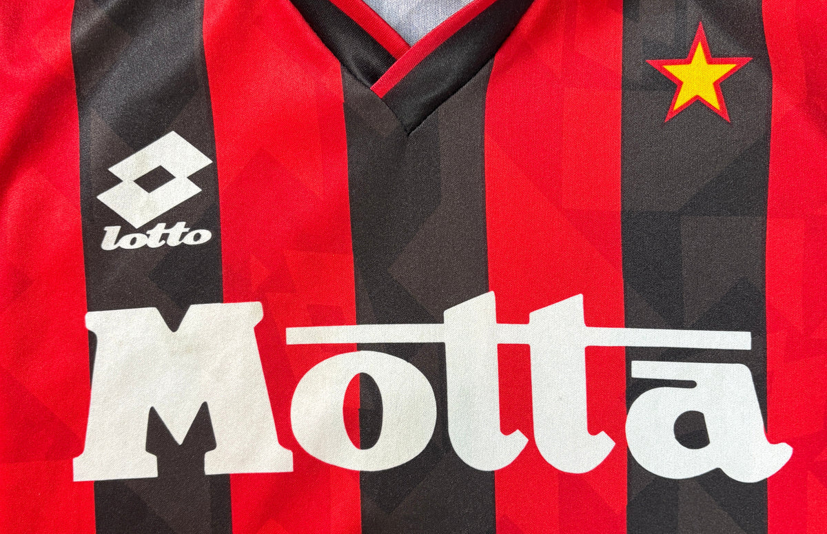 Ac Milan 1993/94 Home Lotto Football Shirt Medium
