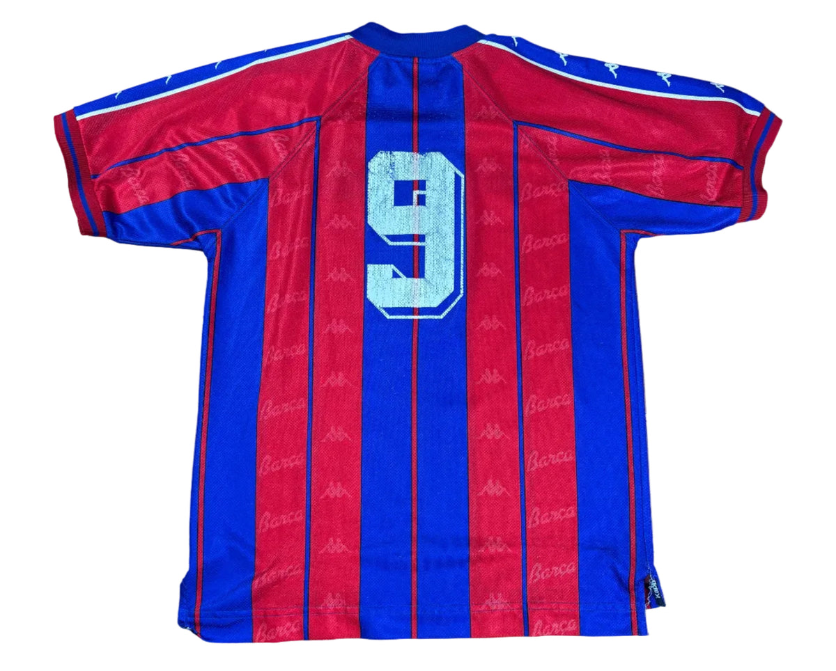Barcelona 1997/98 Home Kappa Football Shirt Large
