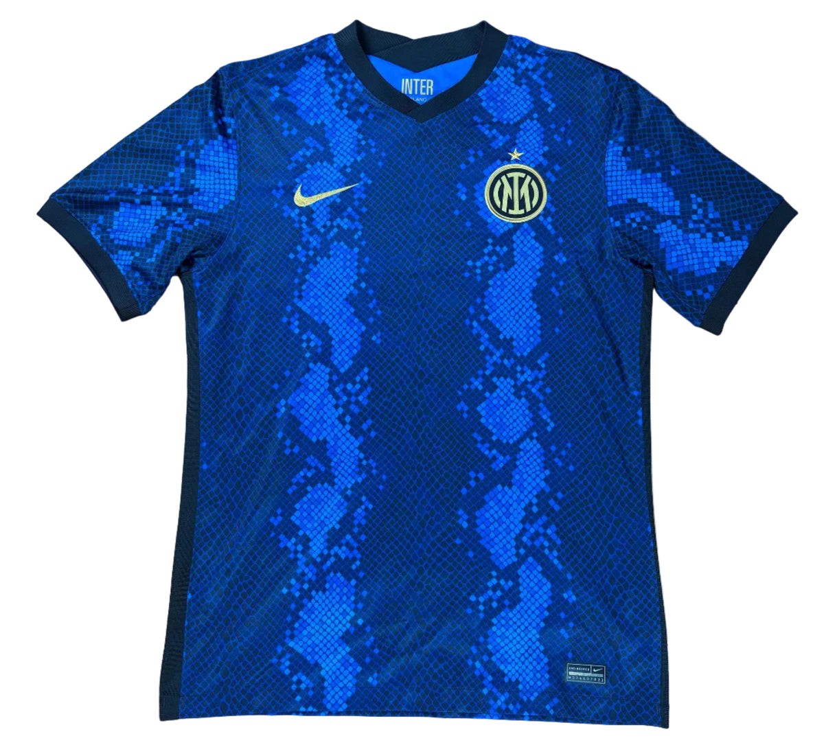 Inter Milan 2021/22 Home Nike Football Shirt Medium Barella 23