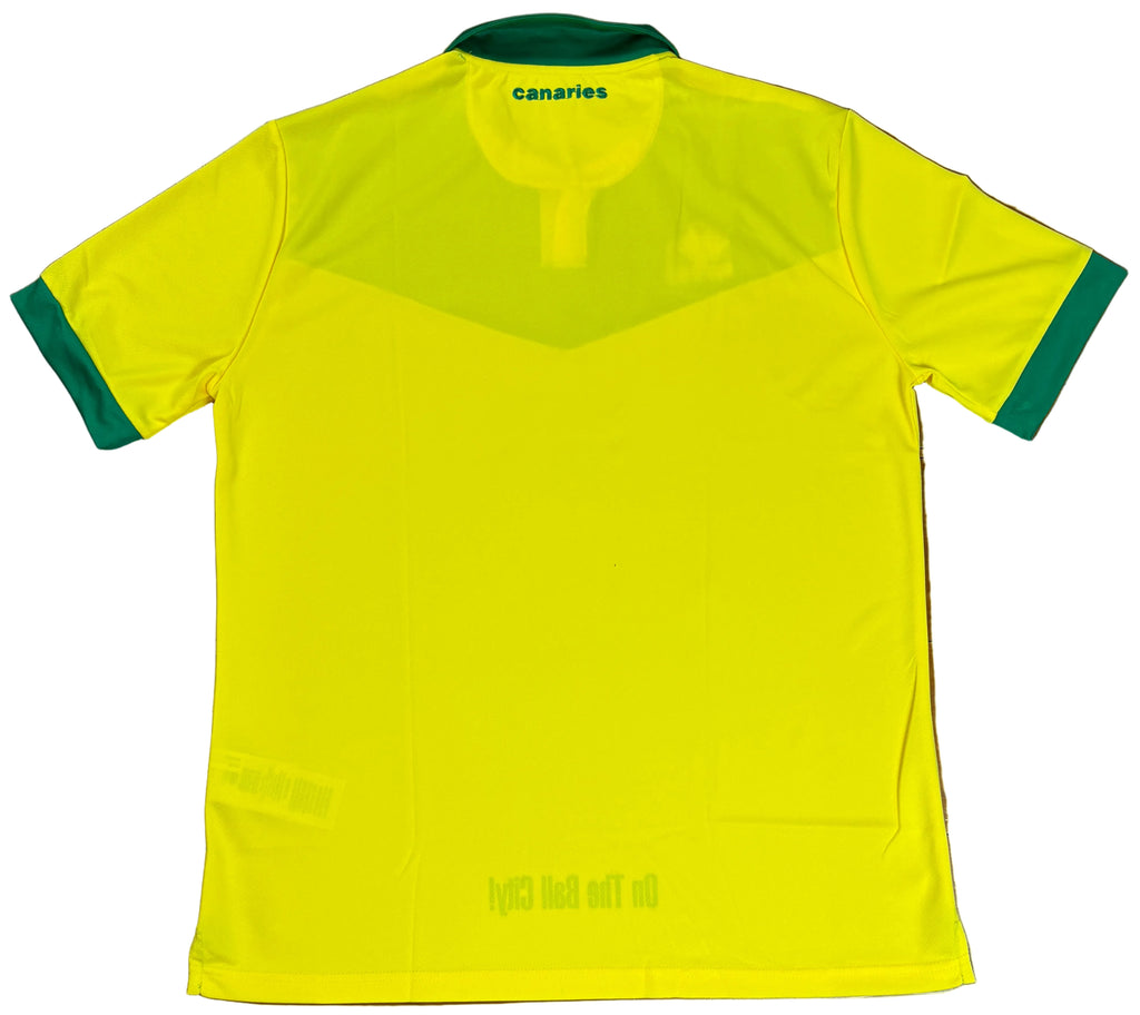 Norwich 2014/15 Home Errea Football Shirt Extra Large