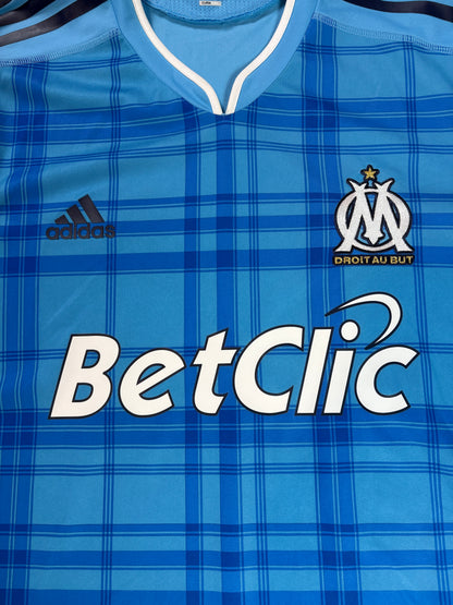 Marseille 2010/11 Home Adidas Football Shirt Extra Large