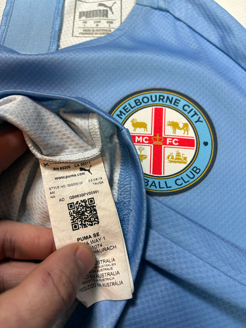 Melbourne City 2020/21 Home Puma Football Shirt Large