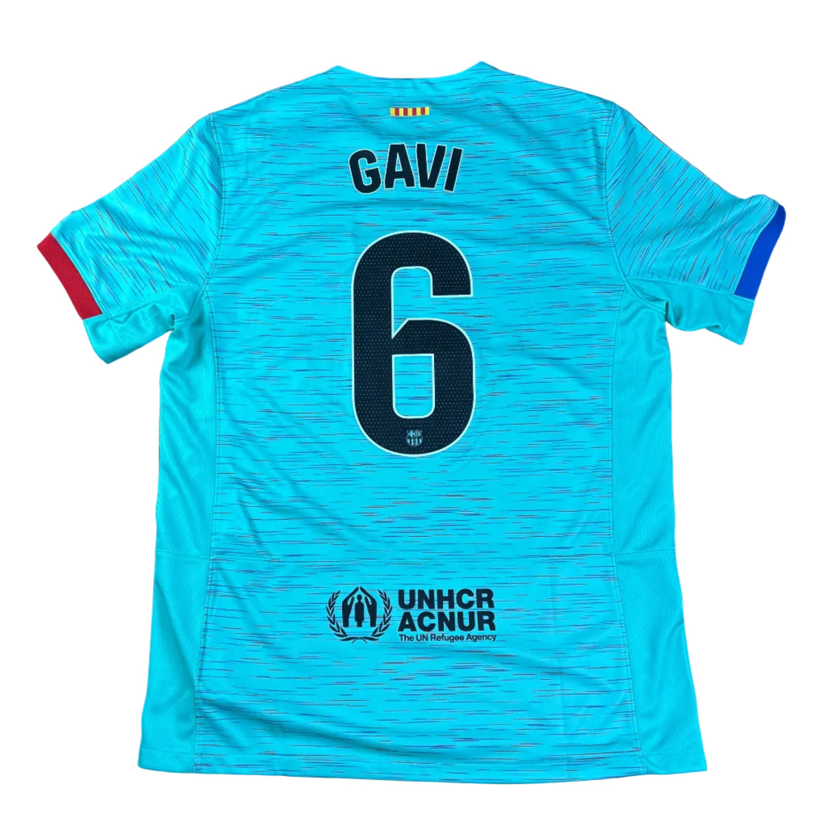 Barcelona 2023/24 Third Nike Football Shirt Large Gavi 8