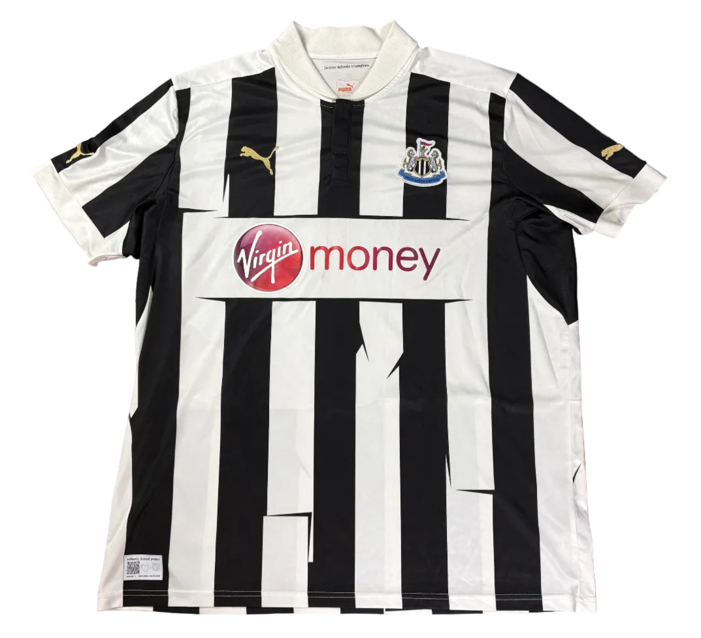 Newcastle United 2012/13 Home Puma Football Shirt Extra Large