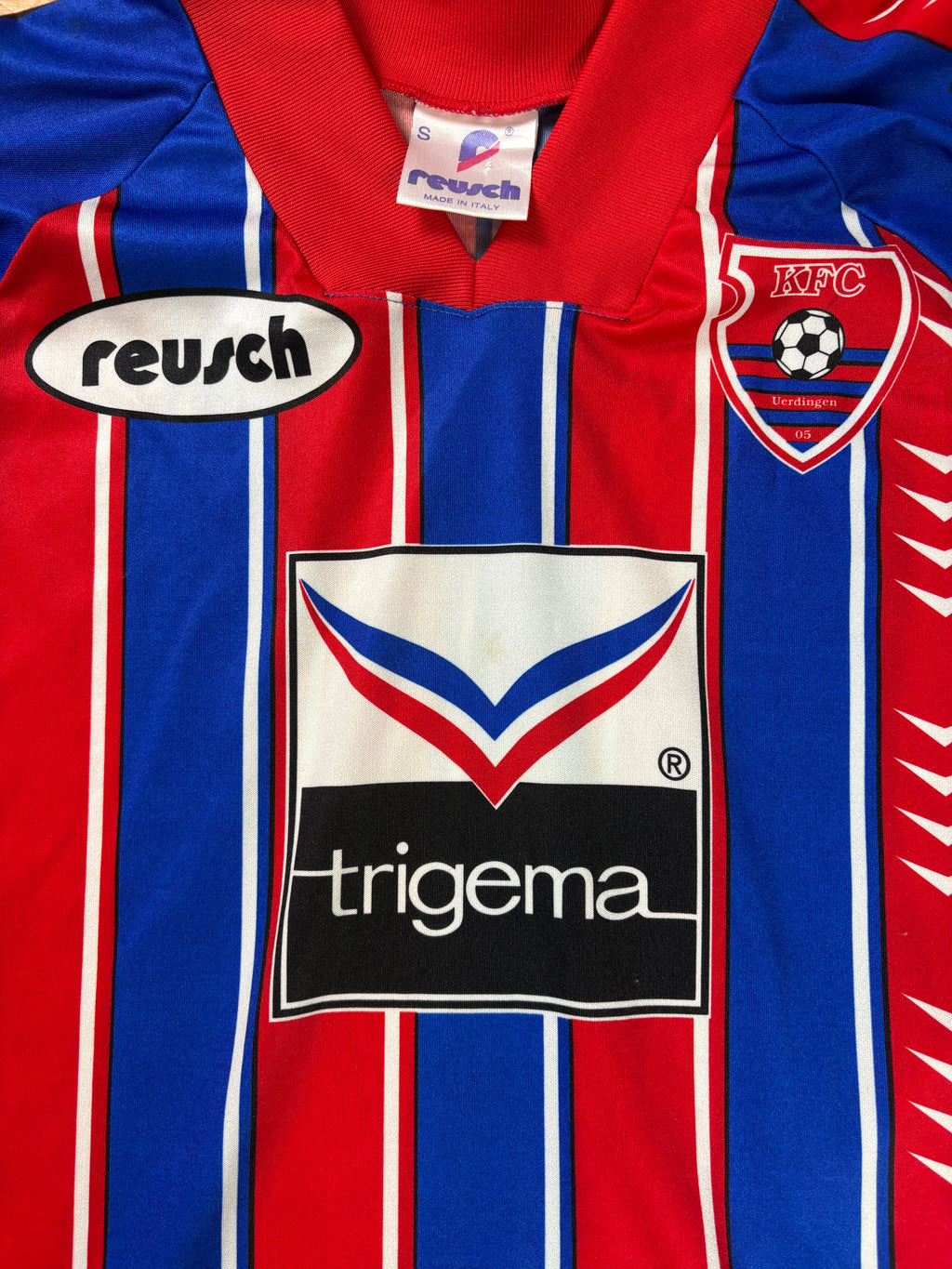 KFC Uerdingen 1995/96 Home Reush Football Shirt Small