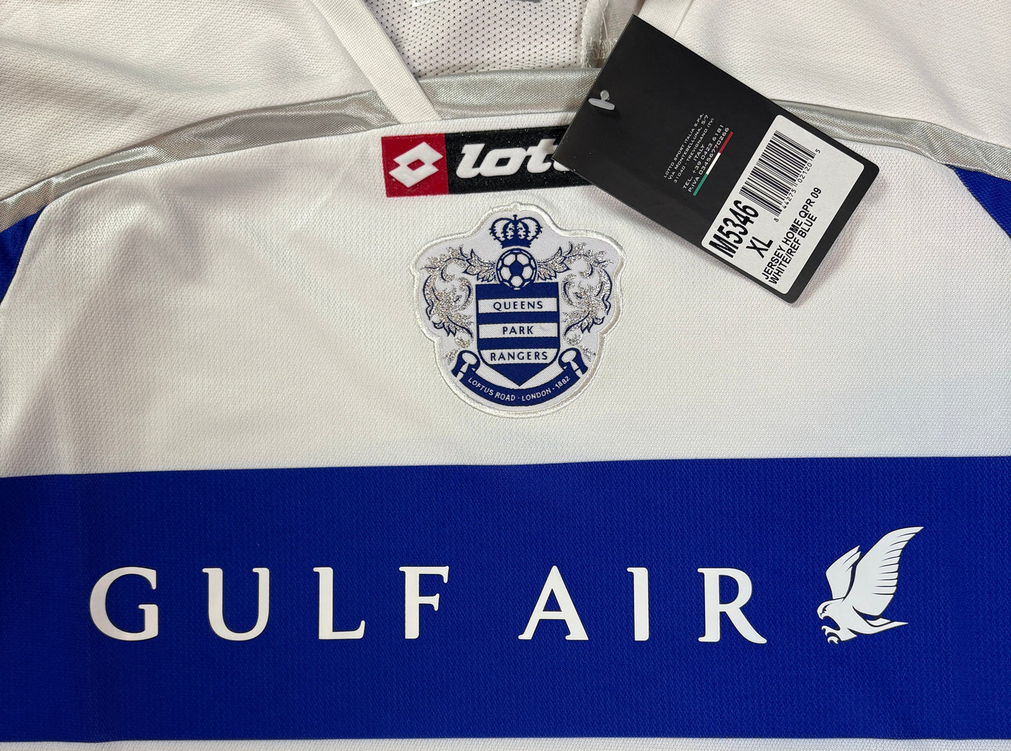 QPR 2009/10 Home Lotto Football Shirt Extra Large