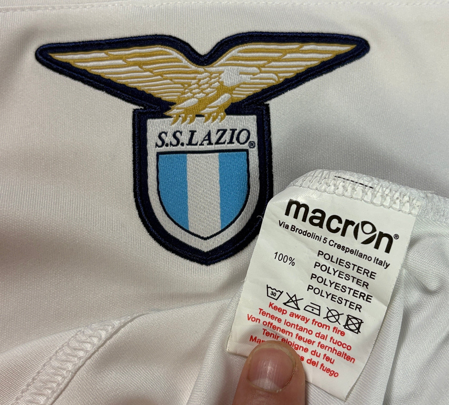 Lazio 2012/13 Third Macron Football Shirt Large Onazi 23