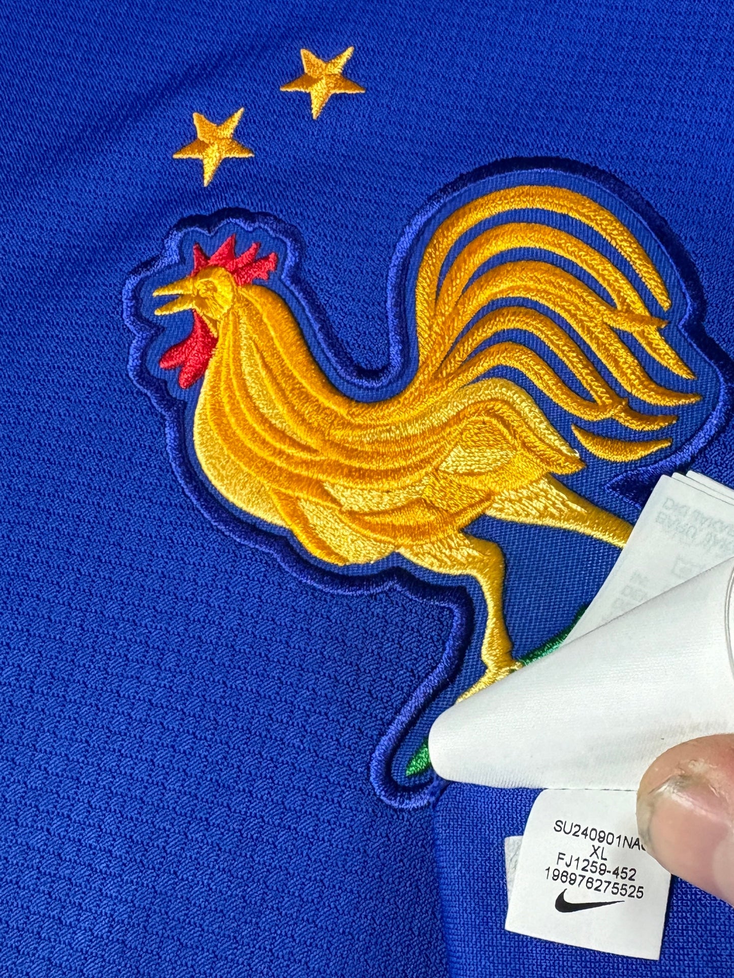 France 2024 Home Nike Football Shirt Extra Large Dembele 11