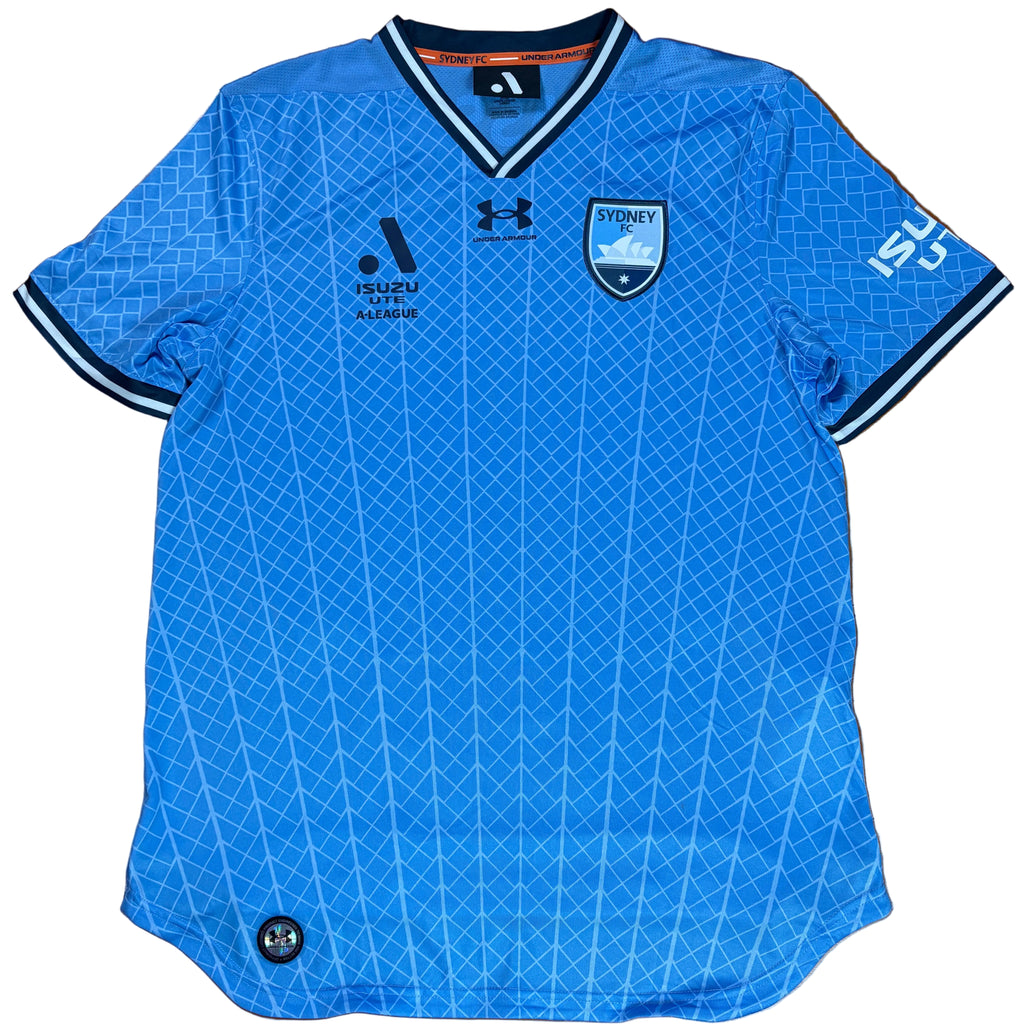 Sydney Fc 2024 Home Under Armour Football Shirt Large Glasson 19