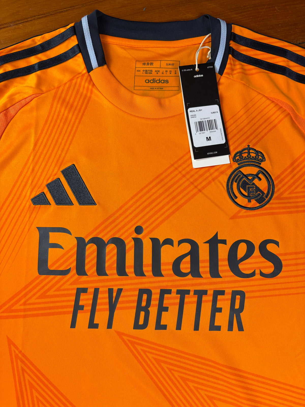 Real Madrid 2024/25 Away Adidas Football Shirt Large Modric 10