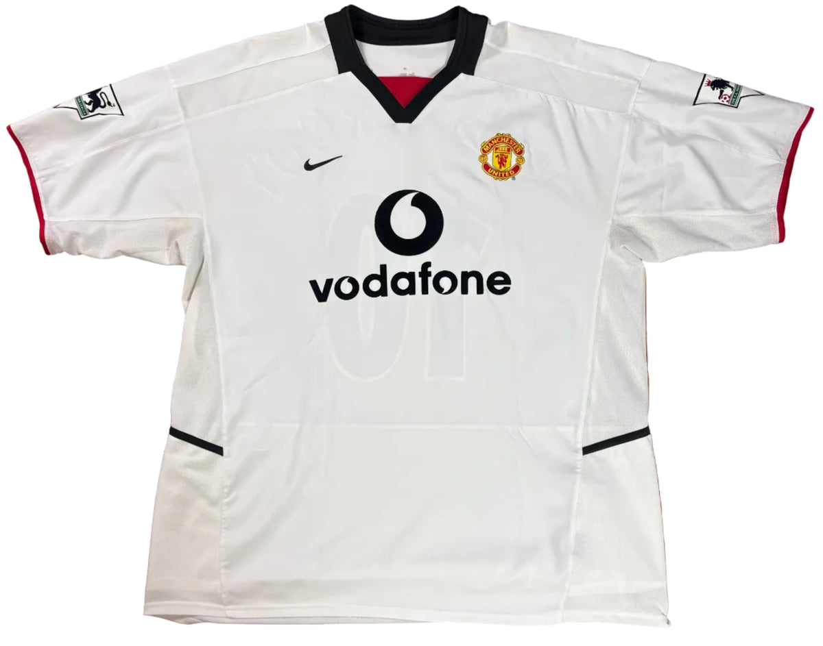 Manchester United 2002/03 Away Nike Football Shirt Extra Large V. Nistelrooy 10