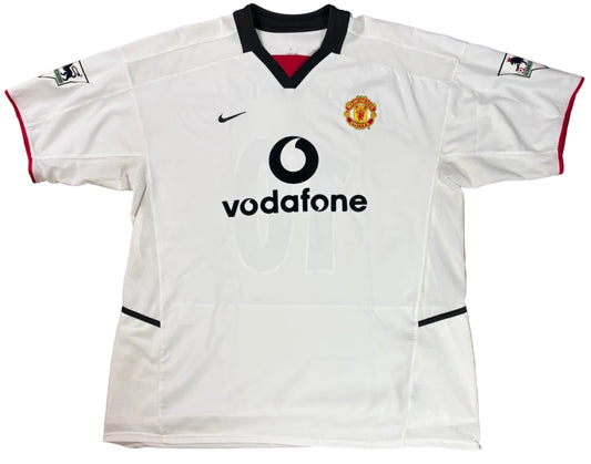 Manchester United 2002/03 Away Nike Football Shirt Extra Large V. Nistelrooy 10