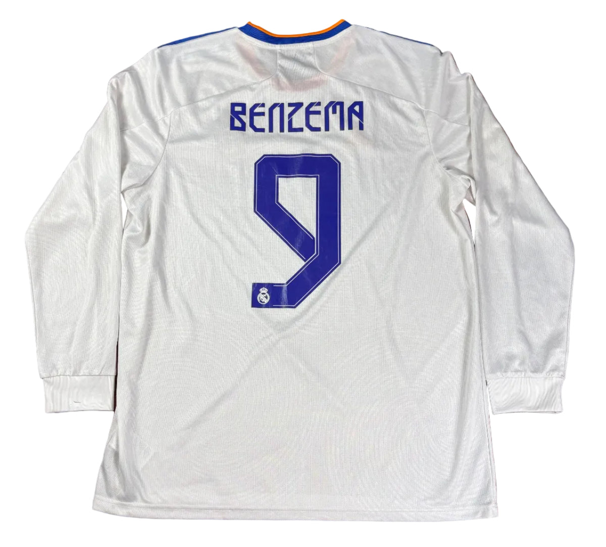 Real Madrid 2021/22 Home Adidas Football Shirt Extra Large Benzema 9