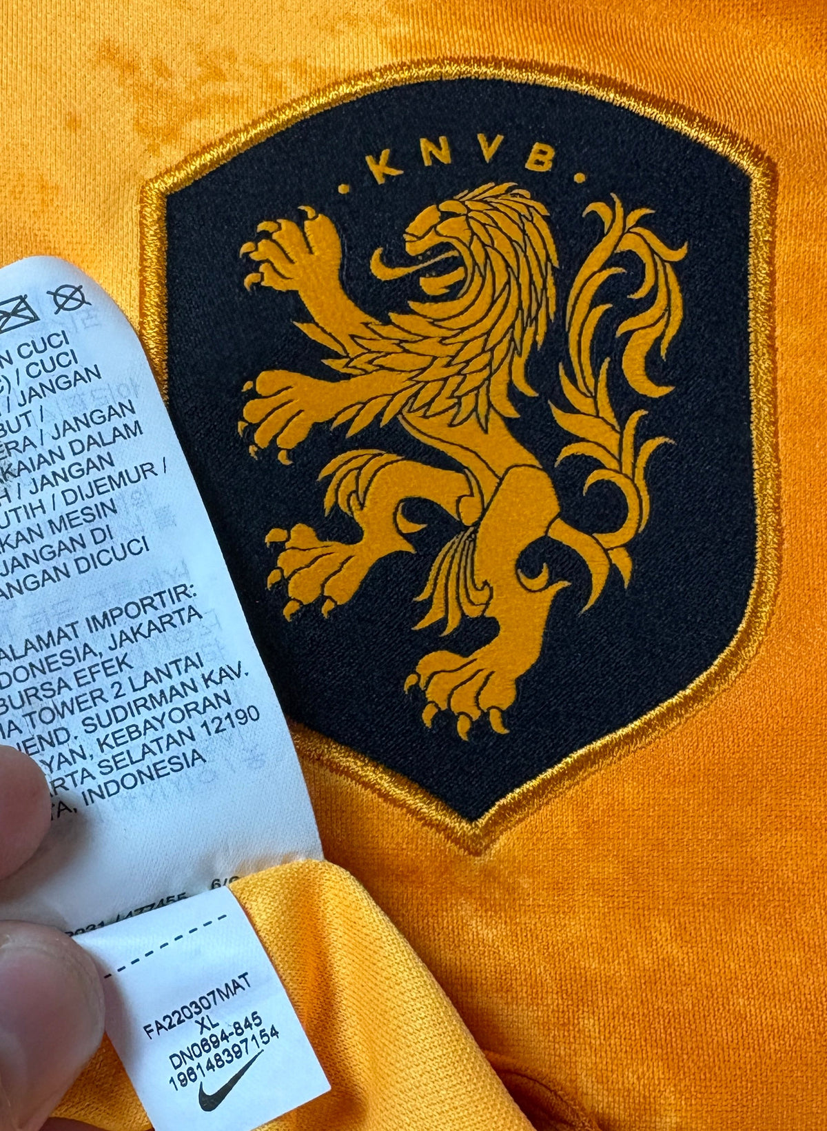 Netherlands 2022 Home Nike Football Shirt Extra Large