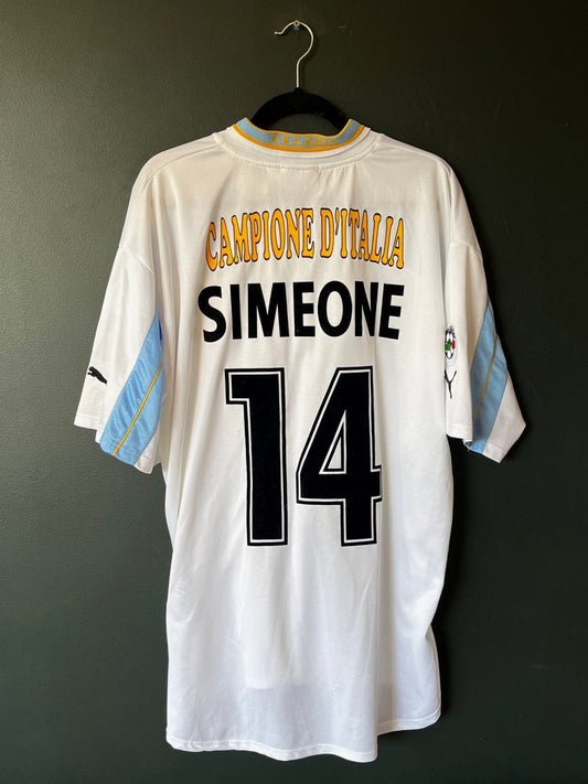 Lazio 1999/00 Centenary Home XXL Simione 14