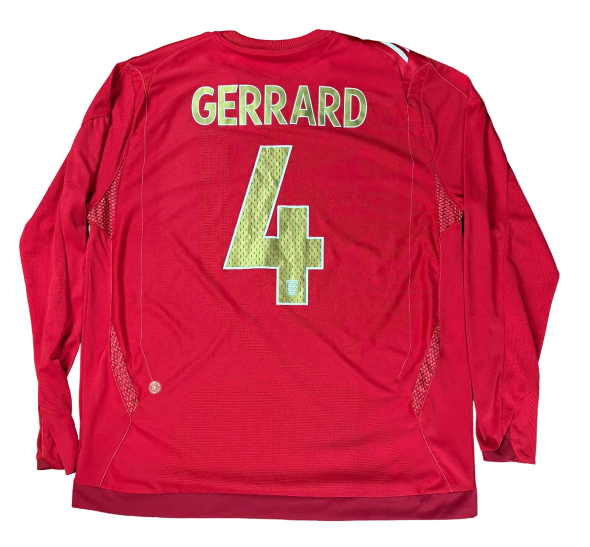 England 2006 Away Umbro Football Shirt Extra Large Long Sleeve Gerrard 4