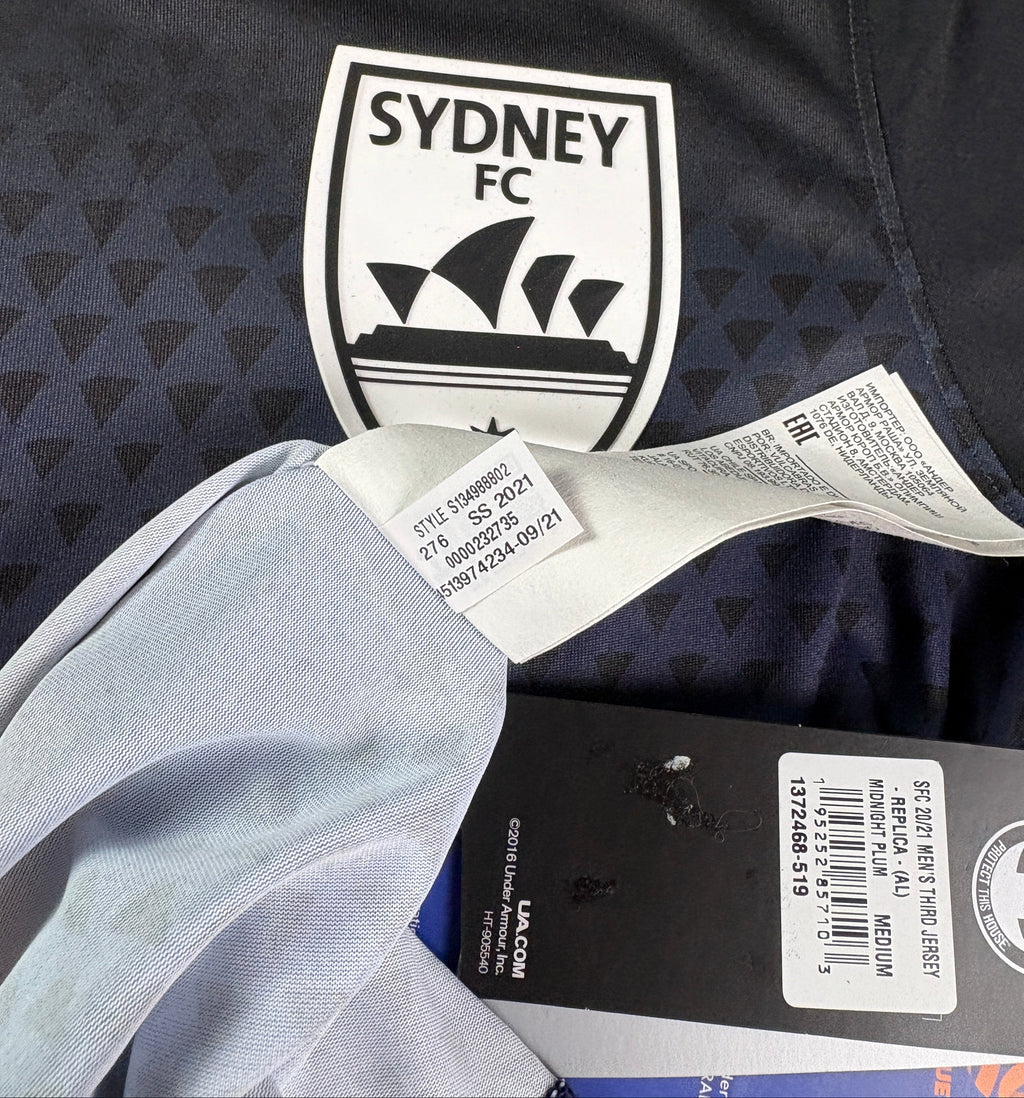 Sydney fc 2021/22 Third Under Armor Football Shirt Medium