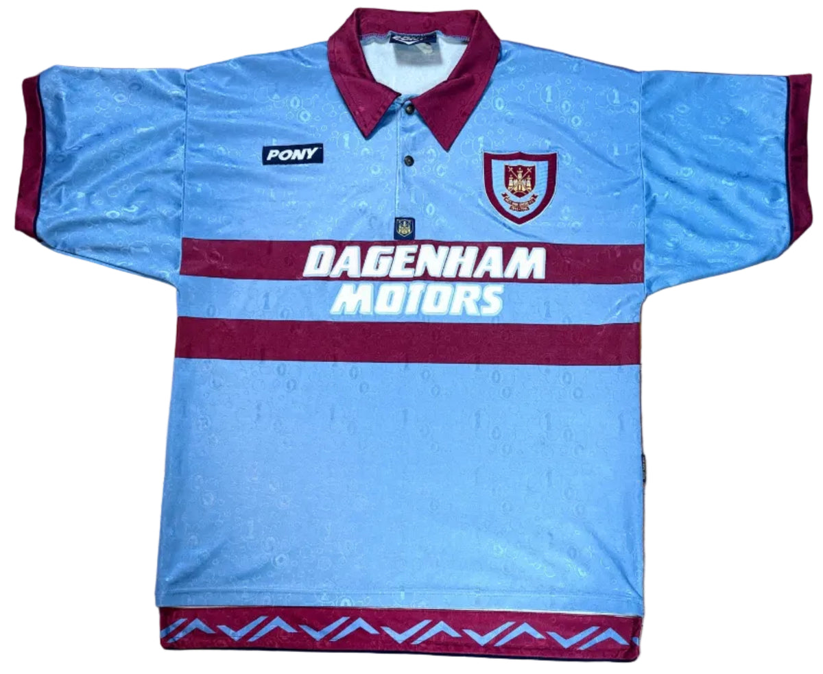 West Ham 1996/97 Third Pony Football Shirt Large