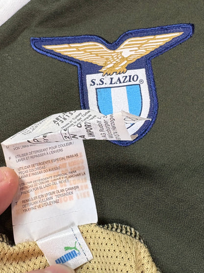 Lazio 2010/11 Away Puma Football Shirt Medium Biava 20