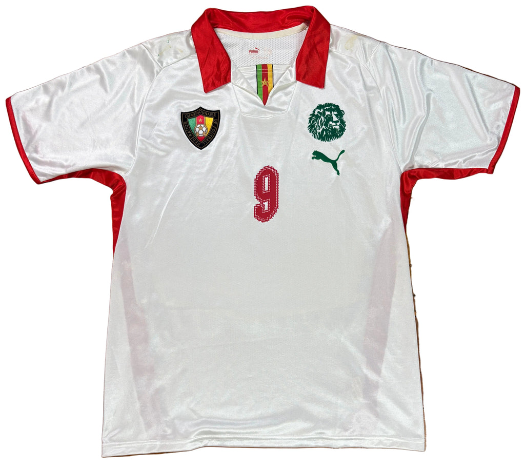 Cameroon 2008 Third Puma Football Shirt Medium Eto 9