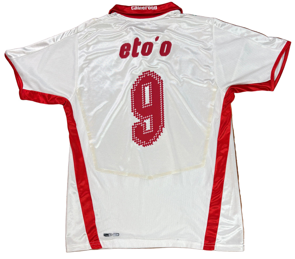 Cameroon 2008 Third Puma Football Shirt Medium Eto 9