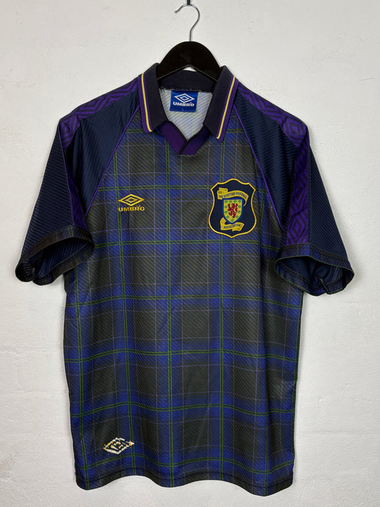 Scotland	1994 Home Umbro Football Shirt Large