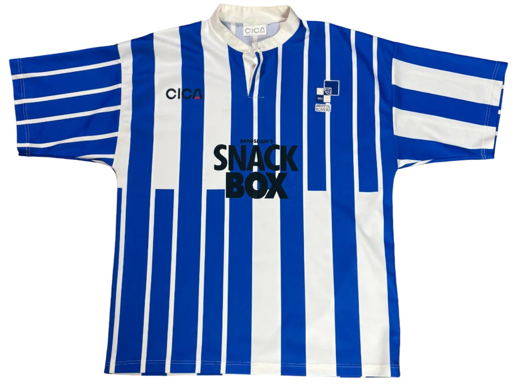 Bristol Rovers 1995/96 Home Cica Football Shirt Extra Large
