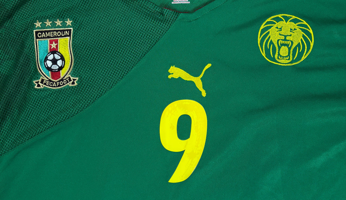 Cameroon 2006/08 Home Puma Football Shirt Extra Large Eto 9