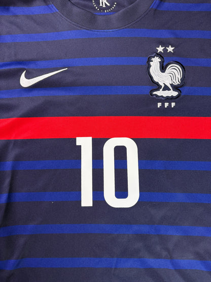France 2020/21 Home Nike Football Shirt Small Mbappe 10