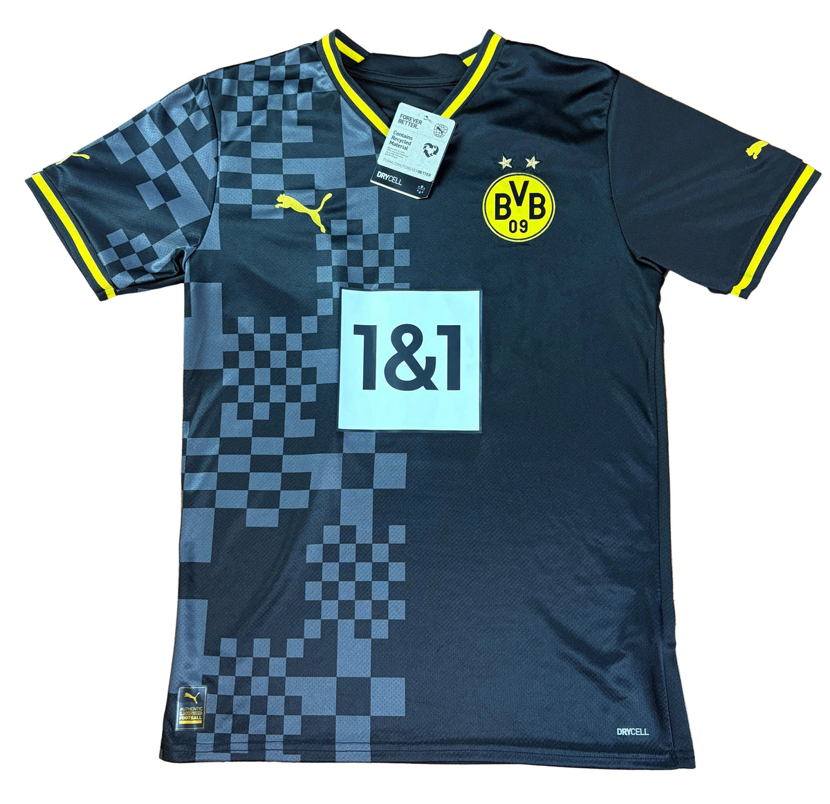 Dortmund 2022/23 Away Football Shirt Small