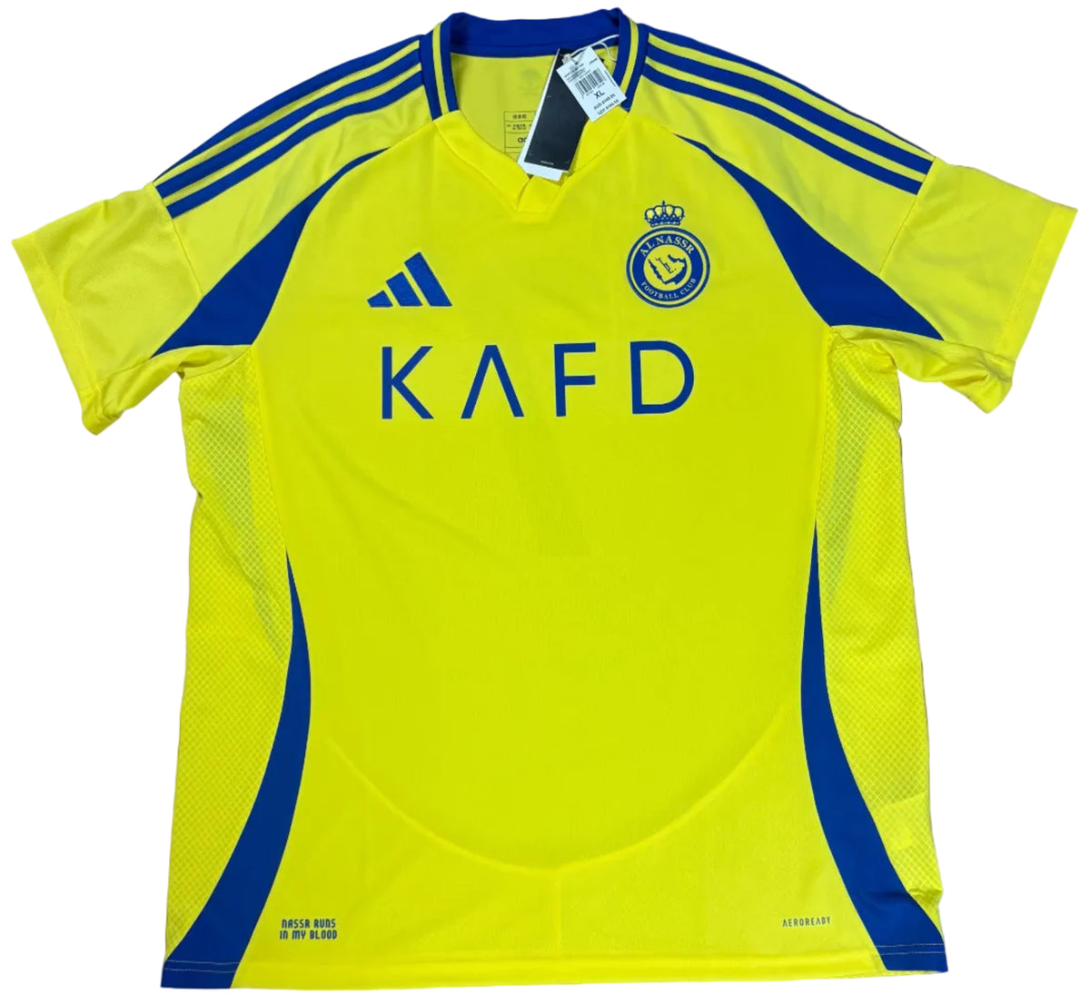 Al Nassr 2024/25 Home Adidas Football Shirt Extra Large Ronaldo 7