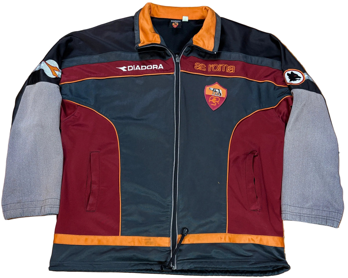 As Roma Early 00's Jacket Diadora Football Jacket Extra Large