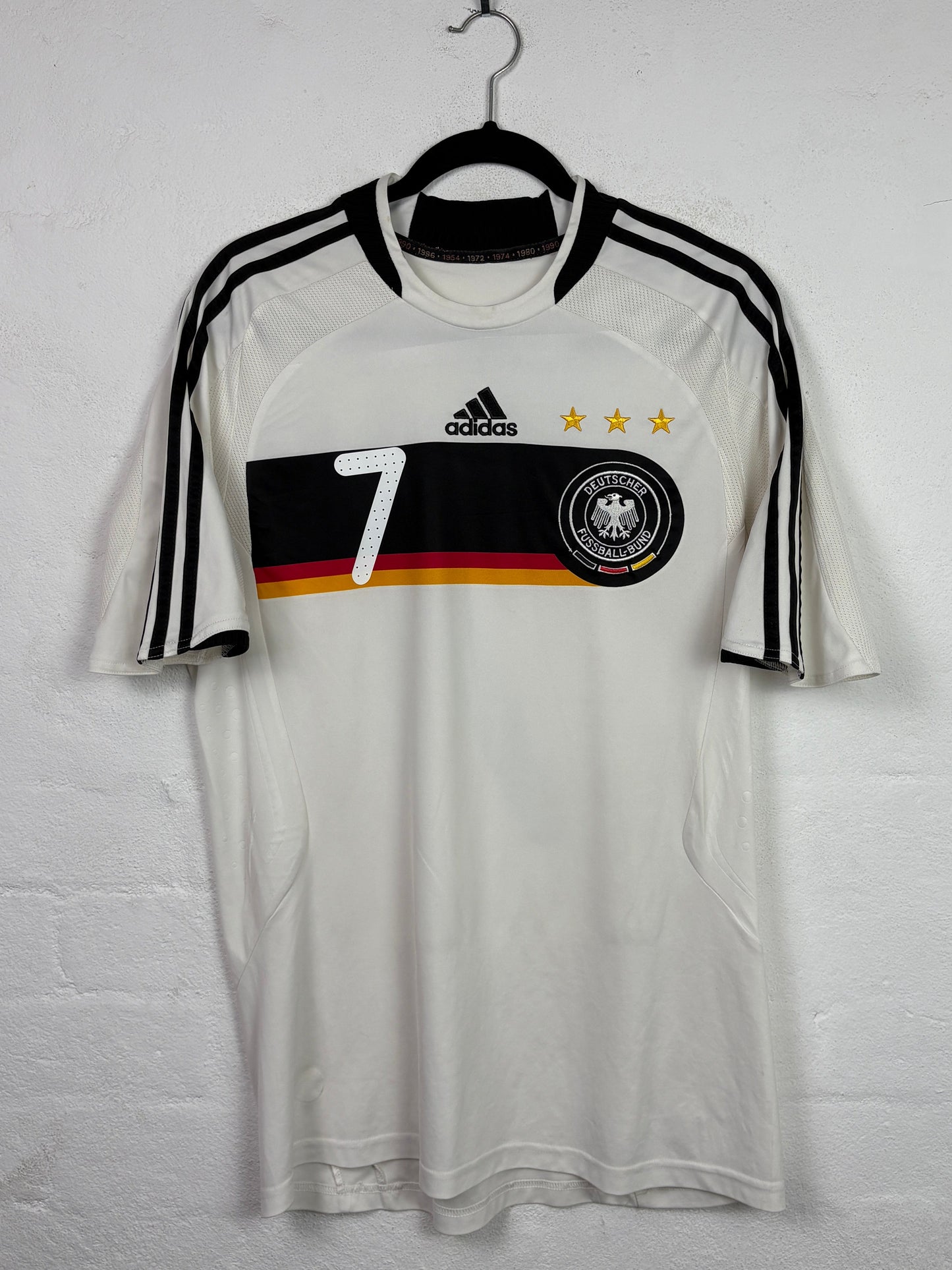 Germany 2008 Home Adidas Football Shirt M Schweinsteiger 7