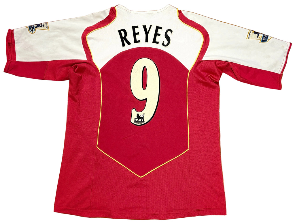 Arsenal 2004/05 Home Nike Football Shirt Large Reyes 9