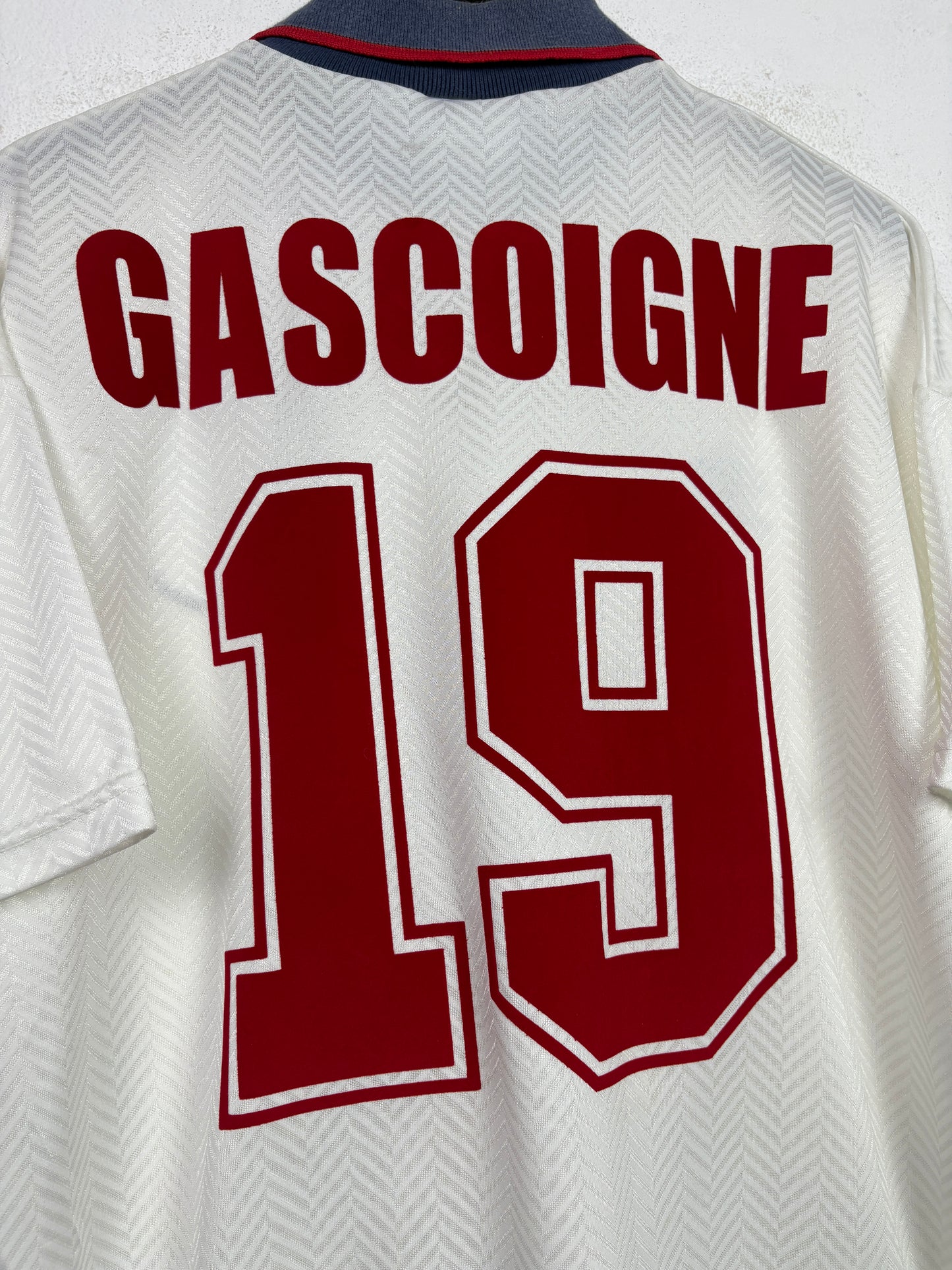 England 1994 Home Umbro Football Shirt L Gascoine 19