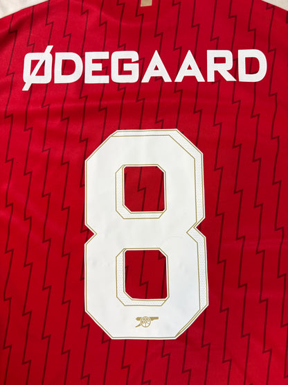Arsenal 2023/24 Home Adidas Football Shirt Extra Large Odegaard 8