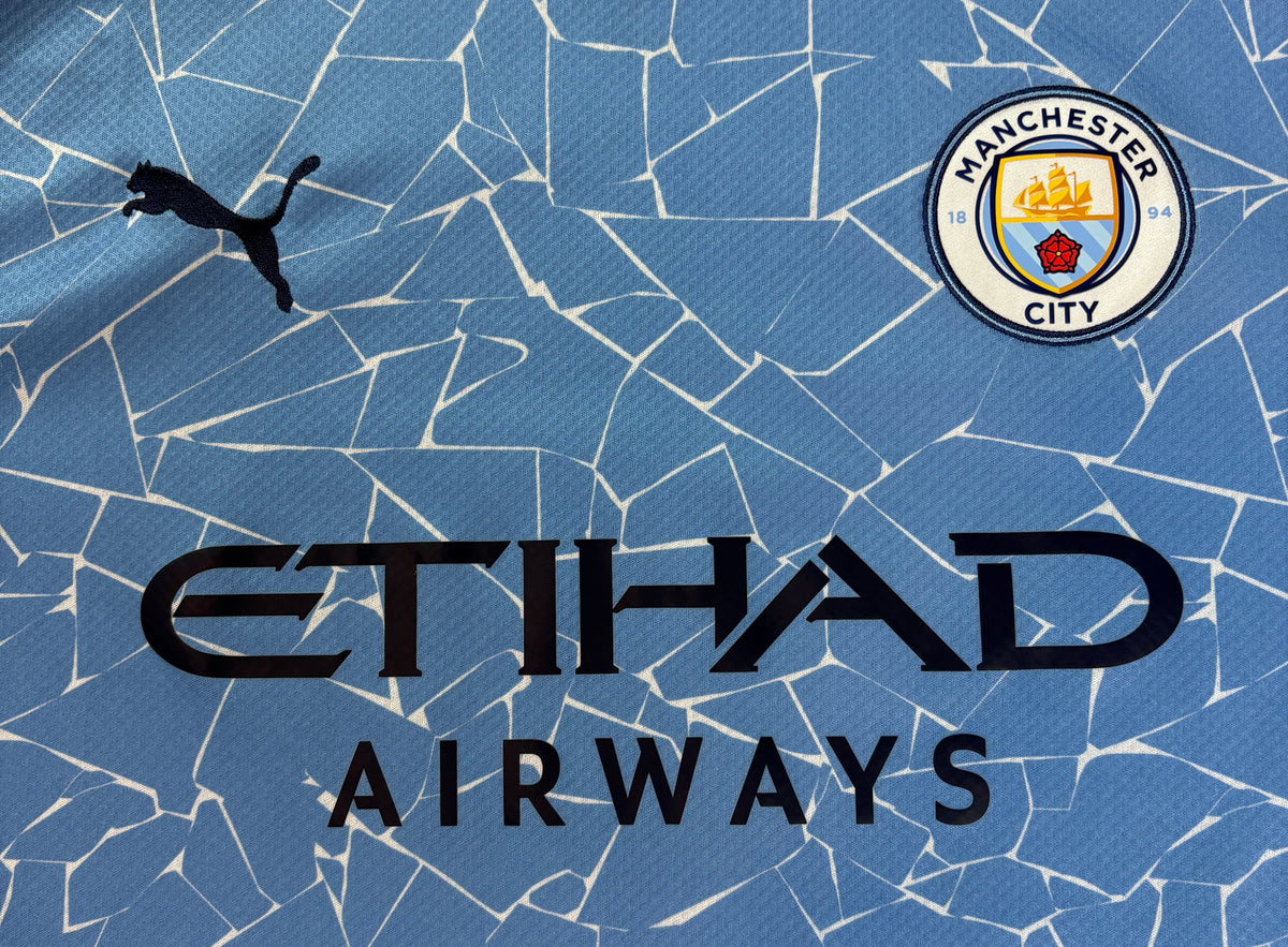 Manchester City 2020/21 Home Puma Football Shirt Extra Large De Bruyne 17