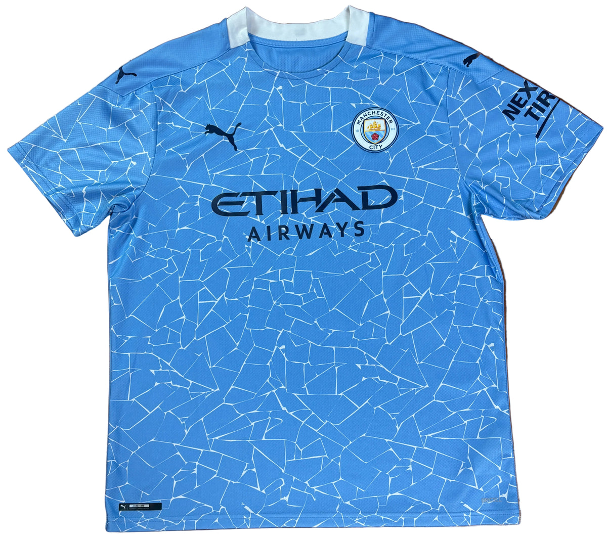 Manchester City 2020/21 Home Puma Football Shirt Extra Large De Bruyne 17