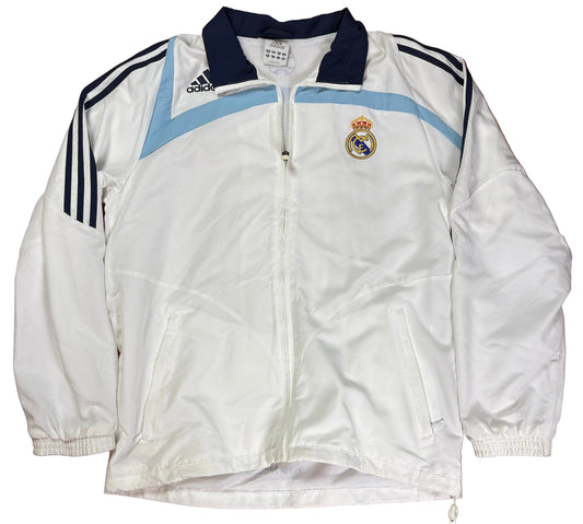 Real Madrid 2008/09 Tracksuit Adidas Football Shirt Large