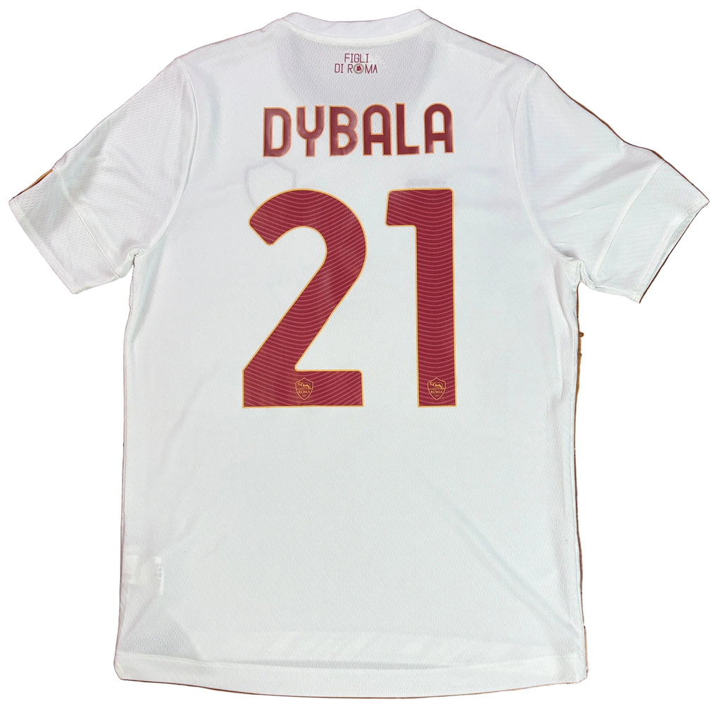As Roma 2022/23 Away New Balance Football Shirt Medium Dybala 21