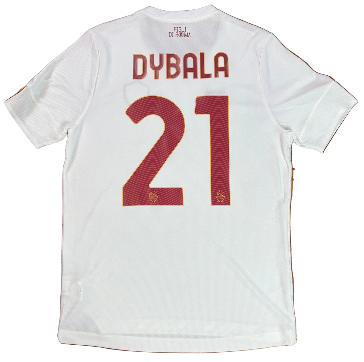 As Roma 2022/23 Away New Balance Football Shirt Medium Dybala 21
