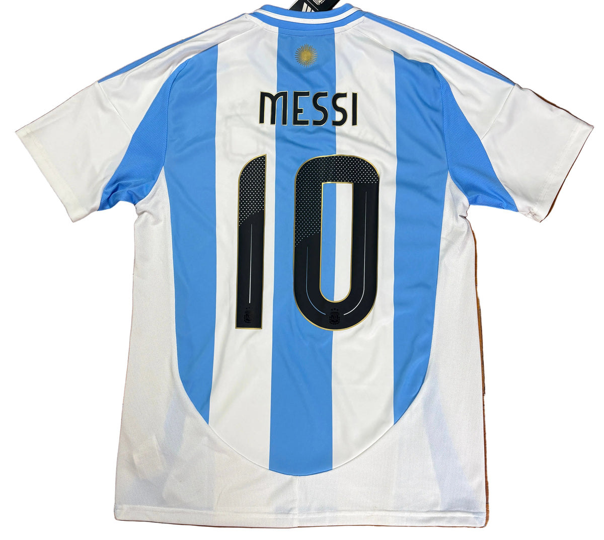 Argentina 2024 Home Adidas Football Shirt Medium Messi 10