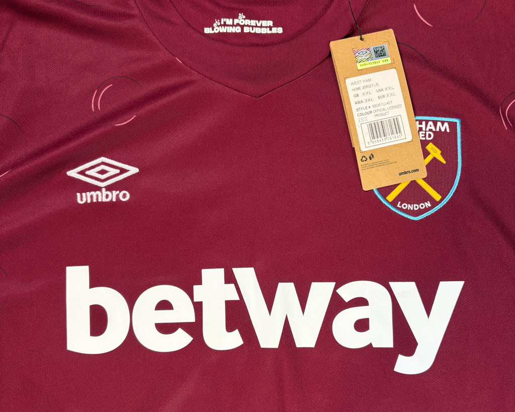 West Ham 2023/24 Home Umbro Football Shirt XXL Bowen 20