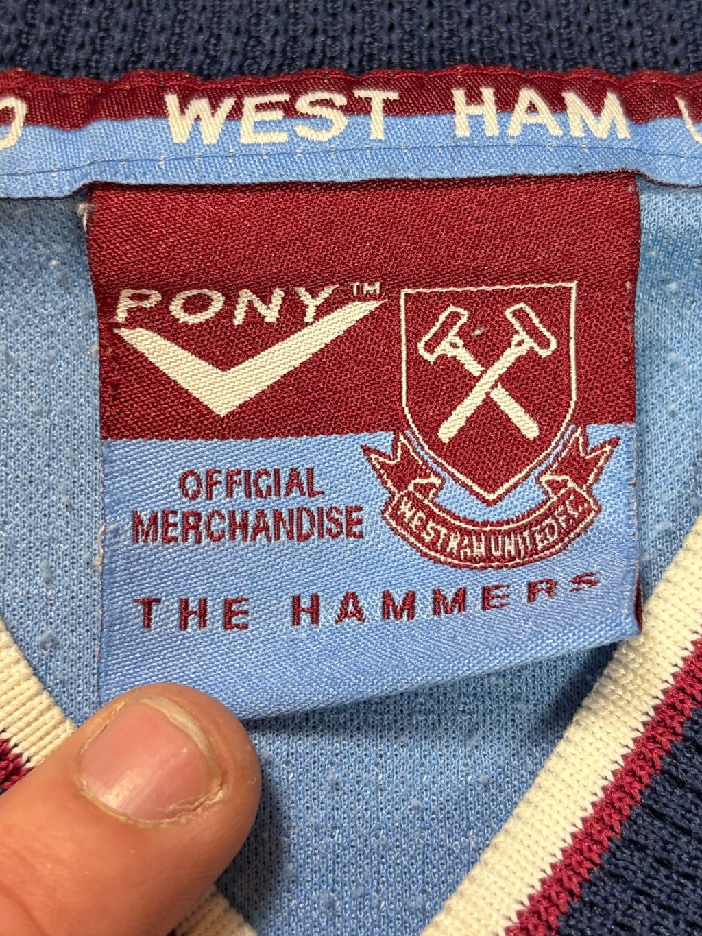 West Ham 1998/99 Third Pony Football Shirt Extra Large