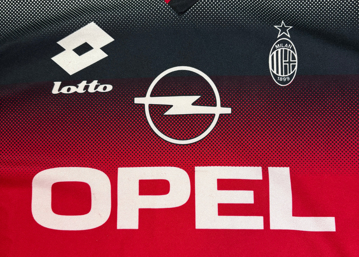Ac Milan 1995/96 Training Lotto Football Shirt Extra Large
